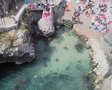 Ciolo: Spiaggia del Ciolo Salento, Puglia, Italia