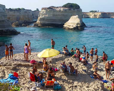 Sant Andrea: Spiaggia del Pepe Salento, Puglia, Italia