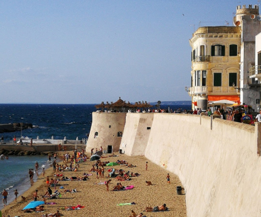 Gallipoli: Spiaggia della Puritate Salento, Puglia, Italia