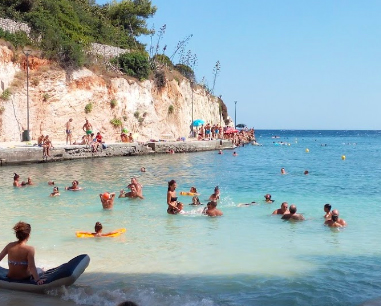 Tricase: Spiaggia di Tricase Salento, Puglia, Italia