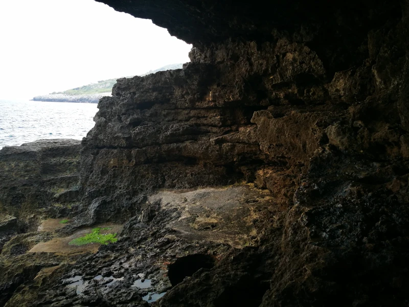 Salentissimo.it: Grotta Verde - Marina di Andrano, Stranden van Salento