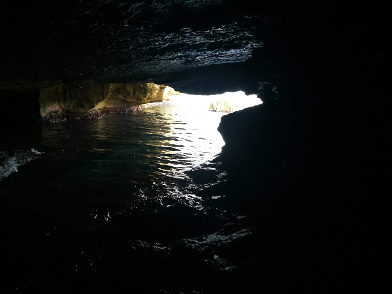 Salentissimo.it: Grotta Verde - Marina di Andrano, Stranden van Salento