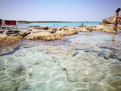 Salentissimo.it: Lido di Punta della Suina - Punta della Suina - Gallipoli, Плажове в Саленто