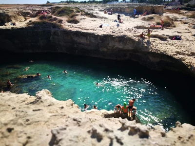 Salentissimo.it: Grotta della Poesia - Roca Vecchia - Melendugno, Salento-strande