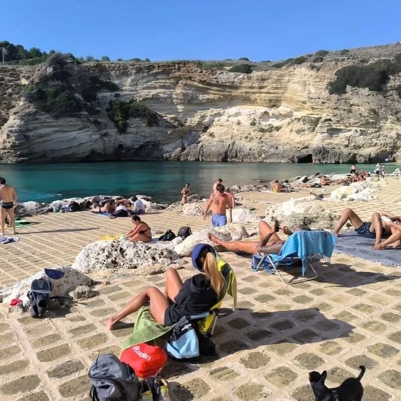 Salentissimo.it: Spiaggia dei 100 Scalini - Porto Miggiano - Santa Cesarea Terme, spiagge del Salento