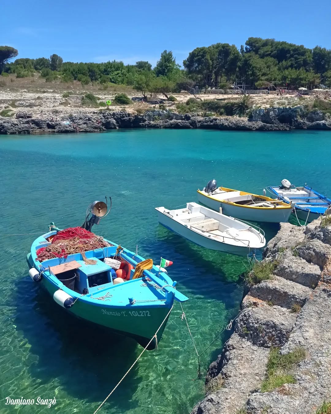 Salentissimo.it: Spiaggia di Porto Badisco - Porto Badisco - Otranto, Salento rannad