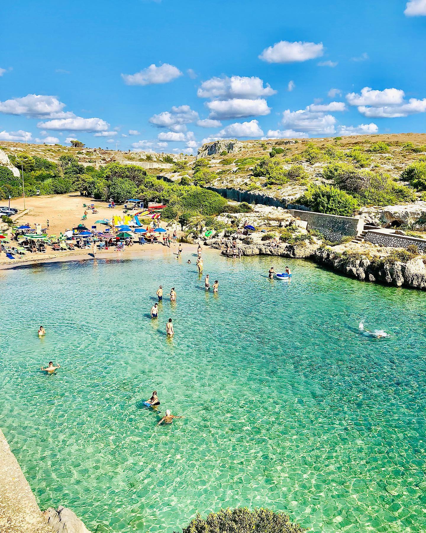 Salentissimo.it: Spiaggia di Porto Badisco - Porto Badisco - Otranto, Salento rannad