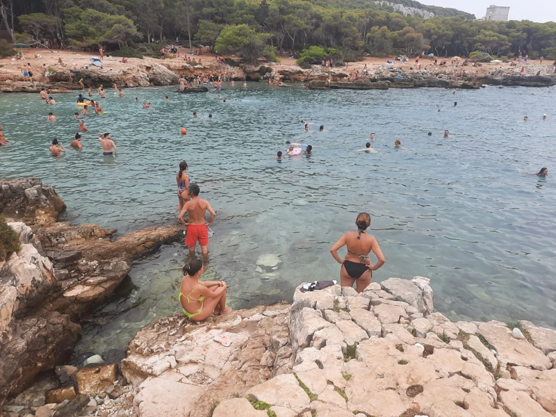 Salentissimo.it: Spiaggia di Porto Selvaggio - Porto Selvaggio - Nardò, Salento pludmales