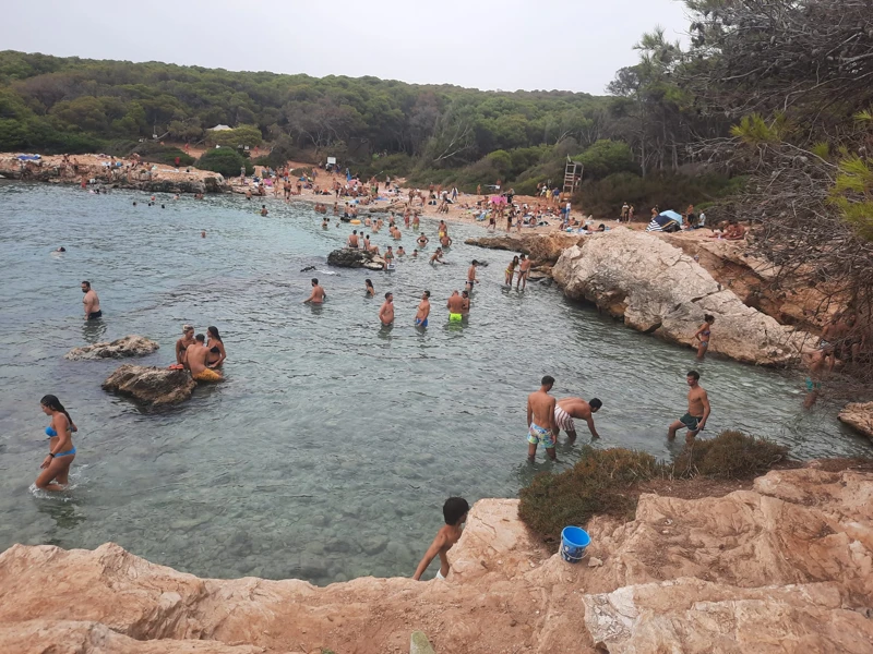 Salentissimo.it: Spiaggia di Porto Selvaggio - Porto Selvaggio - Nardò, Salento pludmales