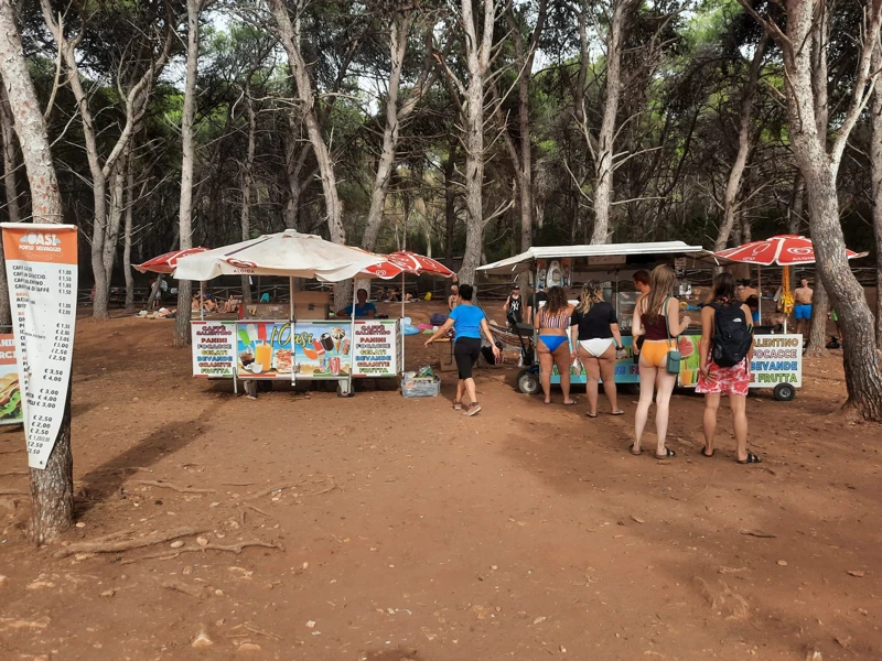 Salentissimo.it: Spiaggia di Porto Selvaggio - Porto Selvaggio - Nardò, Salento pludmales