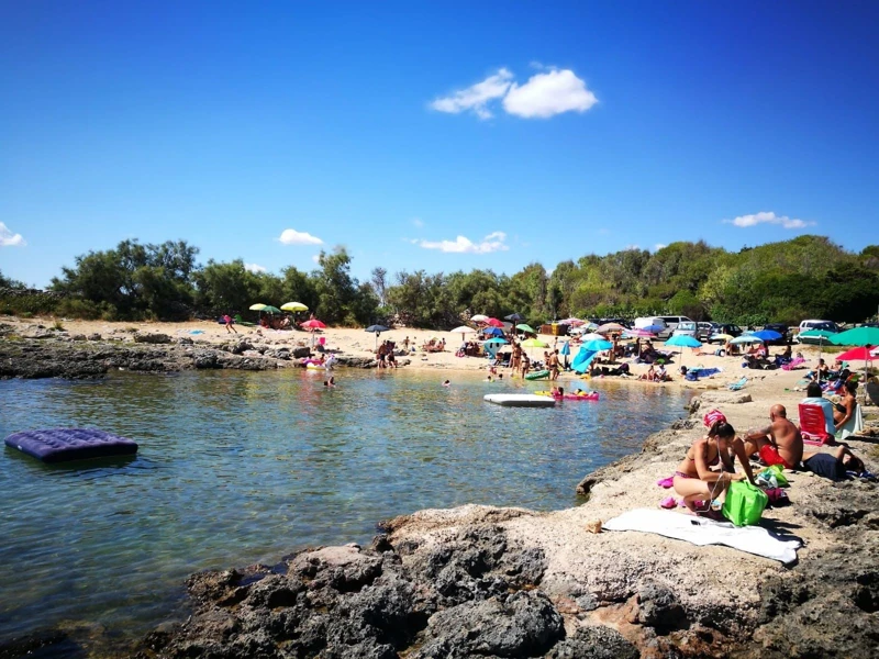 Salentissimo.it: Spiaggia di Serra Cicora - Porto Selvaggio - Nardò, Stranden van Salento