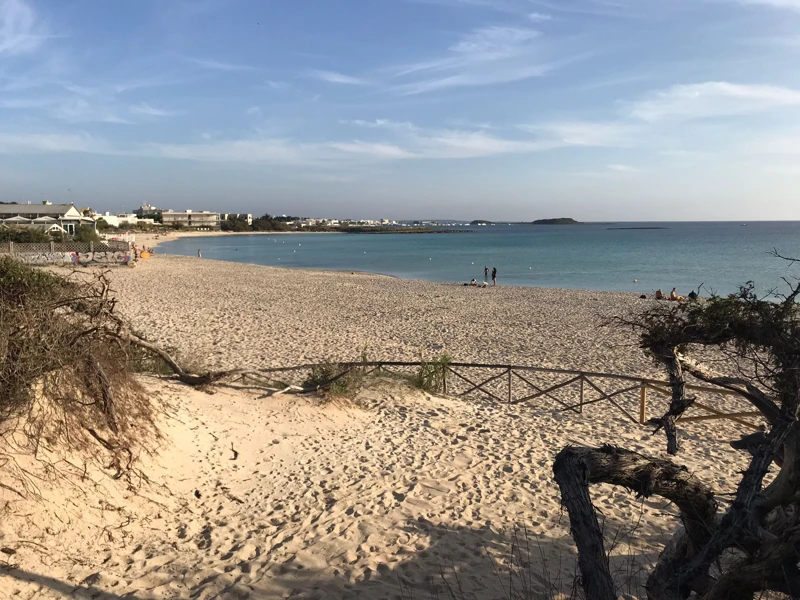 Salentissimo.it: Spiaggia libera delle Dune - Porto Cesareo, Salento pludmales