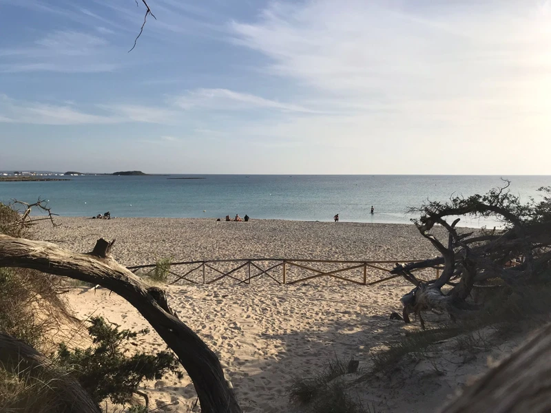 Salentissimo.it: Spiaggia libera delle Dune - Porto Cesareo, Salento pludmales