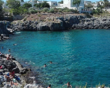 Salentissimo.it: Antro di Porto Badisco - Porto Badisco - Otranto, Salento paplūdimiai