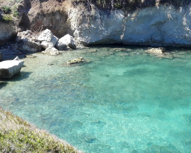 Salentissimo.it: Cala di Grotta Monaca -  Otranto, spiagge del Salento