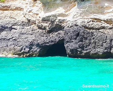 Salentissimo.it: Grotta delle Ancore - Porto Miggiano - Santa Cesarea Terme, Praias de Salento