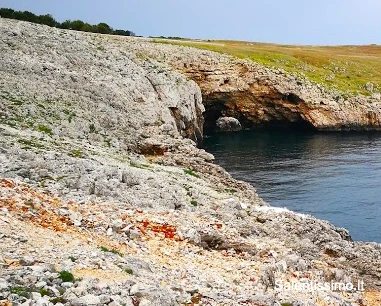 Salentissimo.it: Grotta Palombara - Baia delle Orte - Otranto, spiagge del Salento