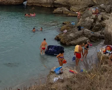 Salentissimo.it: Nfoca Ciucci - Roca Vecchia - Melendugno, Pláže Salento