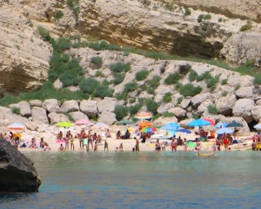 Salentissimo.it: Spiaggia dei 100 Scalini - Porto Miggiano - Santa Cesarea Terme, Pantai Salento