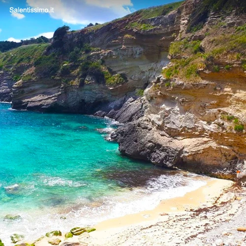 Salentissimo.it: Spiaggia dei 100 Scalini - Porto Miggiano - Santa Cesarea Terme, Pantai Salento