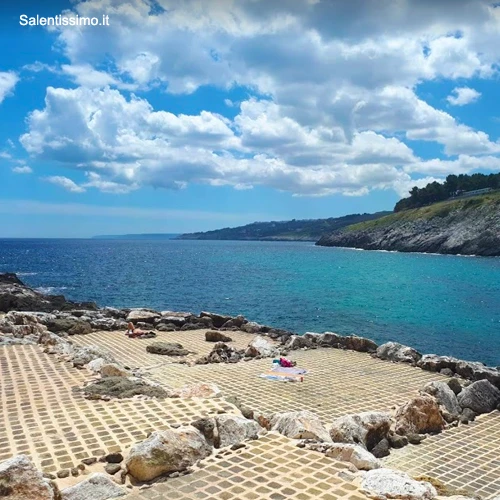 Salentissimo.it: Spiaggia dei 100 Scalini - Porto Miggiano - Santa Cesarea Terme, Pantai Salento